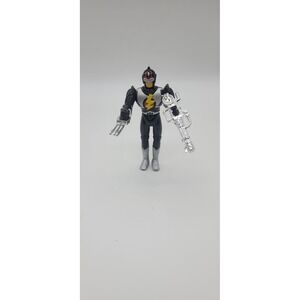 Figurine Vintage Toys PVC MEGA Power Fighter Flash Black 4‎ 11/16in With Weapons